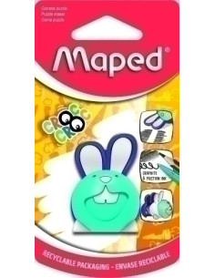 GOMA de BORRAR MAPED CROC CROC DUO SURTIDO BLISTER de 1