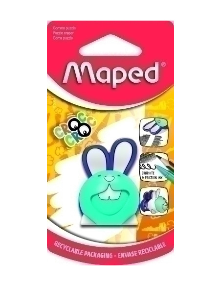 GOMA de BORRAR MAPED CROC CROC DUO SURTIDO BLISTER de 1