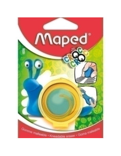 GOMA de BORRAR MAPED CROC CROC MALEABLE BLISTER DE 1