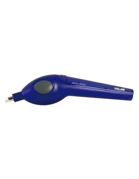 GOMA de BORRAR MILAN ELECTRICO AZUL KIT PILAS  GOMAS DE RECAMBIO