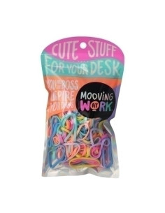 GOMAS ELASTICAS MOOVING COLORES SURTIDOS BLISTER 100g
