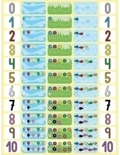 GOMETS APLI EDUCATIVOS BOLSA 12h REMOVIBLES NUMEROS 0-10 660 uds 11678