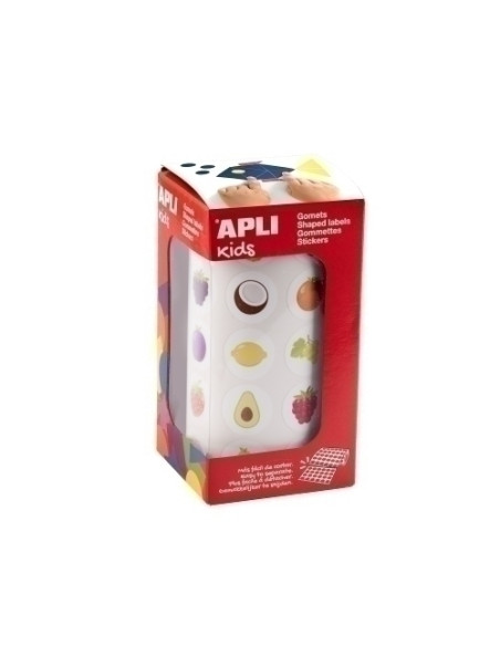 GOMETS APLI ROLLO 30h FRUTAS 20mm 900 uds 19714 GOMETS APLI ROLLO 30h FRUTAS 20mm 900 uds 19714