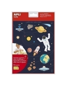 GOMETS APLI TEMATICOS BOLSA 12h REMOVIBLES EL ESPACIO 168 uds 19226
