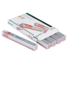 GRAPAS LEITZ para 5550 CARTUCHO K12 ROJO 80h GALVANIZADAS caja de 1050
