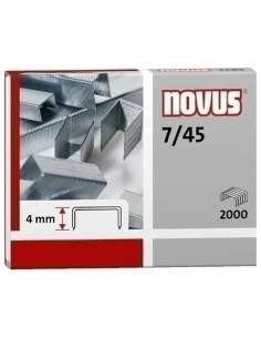 GRAPAS NOVUS  745 GALVANIZADAS caja de 2000