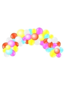 GUIRNALDA VIVALLOONS COLORES PASTEL FASHION