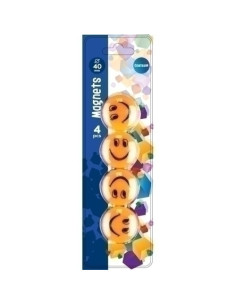 IMANES REDONDOS CENTRUM 40 mm SMILE BLISTER de 4