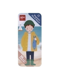 JUEGO APLI KIDS MAGNETICO MIX&MATCH OCEANO 3 años