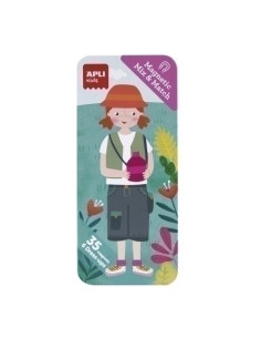 JUEGO APLI KIDS MAGNETICO MIX&MATCH TROPICO 3 años