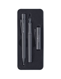 JUEGO BOLIGRAFOPLUMA FABER-CASTELL GRIP 2011 M ALL BACK