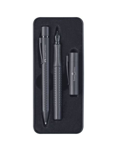 JUEGO BOLIGRAFOPLUMA FABER-CASTELL GRIP 2011 M ALL BACK