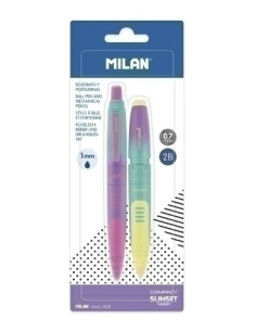 JUEGO BOLIGRAFOPORTAMINAS MILAN COMPACT SUNSET