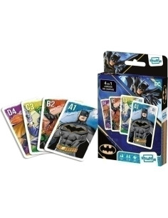 JUEGO CARTAMUNDI SHUFFLE FUN 4 IN 1 BATMAN