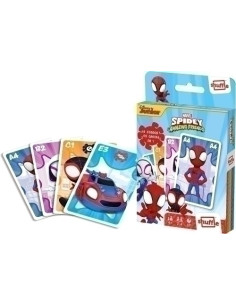 JUEGO CARTAMUNDI SHUFFLE FUN 4 IN 1 DISNEY SPIDEY