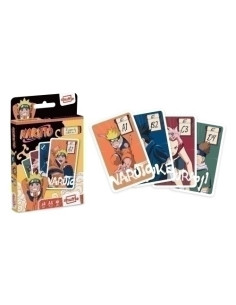 JUEGO CARTAMUNDI SHUFFLE FUN 4 IN 1 NARUTO