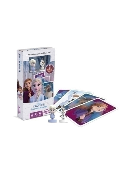 JUEGO CARTAMUNDI SHUFFLE PLUS FIGURINE FROZEN II
