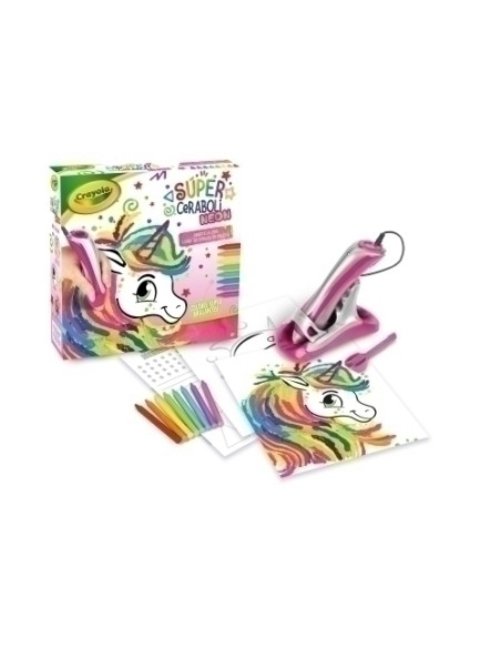 JUEGO CRAYOLA SUPER CERABOLI UNICORNIO NEON 8 años