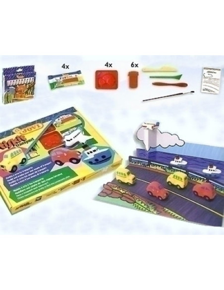 JUEGO DE MODELAR ARTISKIT TRANSPORT