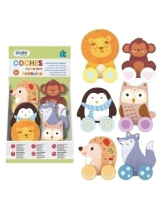 JUEGO DOHE EDUCA ARRASTRE ANIMALES MADERA EXPOSITOR 6