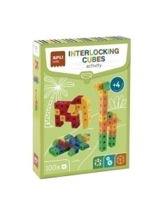 JUEGO EDUCATAPLI KIDS CUBOS DE CONEXIÓN 100 PIEZAS 4 AÑOS