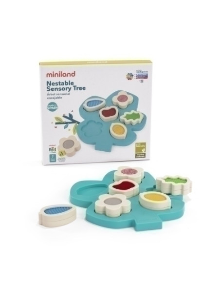 JUEGO EDUCATMINILAND ARBOL SENSORIAL ENCAJABLE 1-2 años