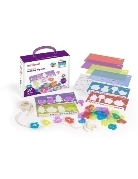 JUEGO EDUCATMINILAND TRANSLUCENT ACTIVITY FIGURES 3-6 AÑOS