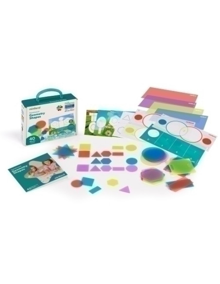 JUEGO EDUCATMINILAND TRANSLUCENT GEOMETRY SHAPES 3-6 AÑOS