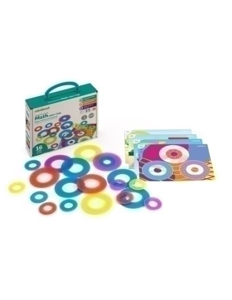 JUEGO EDUCATMINILAND TRANSLUCENT MATH COLOR RINGS  2-5 AÑOS