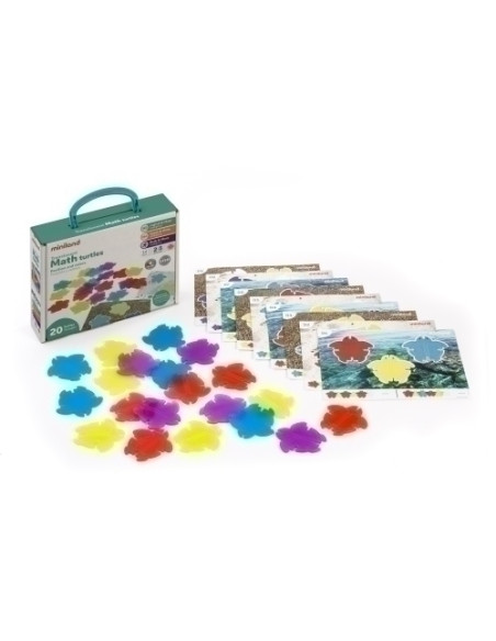 JUEGO EDUCATMINILAND TRANSLUCENT MATH TURTLES  2-5 AÑOS