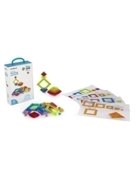 JUEGO EDUCATMINILAND TRANSLUCENT PIRAMIDE APILABLE  3-6 AÑOS