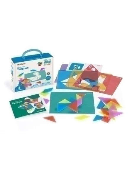 JUEGO EDUCATMINILAND TRANSLUCENT TANGRAM 3-6 AÑOS