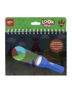 JUEGO EDUCATIVO APLI KIDS BLOC LOOK & FIND DINOSAURIOS
