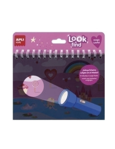 JUEGO EDUCATIVO APLI KIDS BLOC LOOK & FIND MUNDO MAGICO