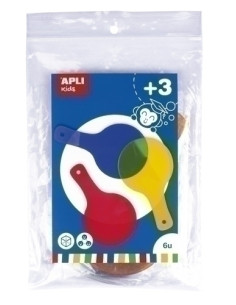 JUEGO EDUCATIVO APLI KIDS PALETAS DE COLORES BOLSA DE 6 UD