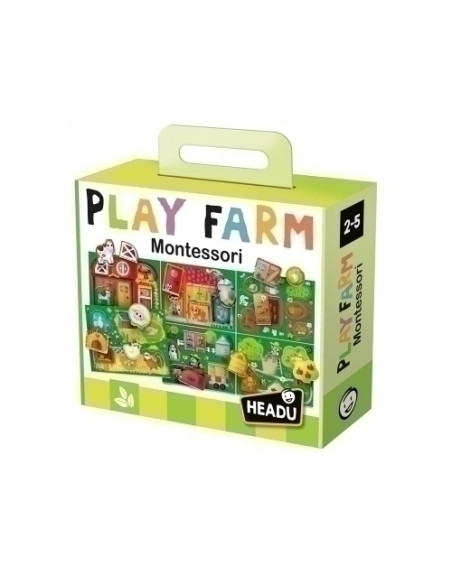 JUEGO EDUCATIVO HEADU MONTESSORI PLAY FARM ES