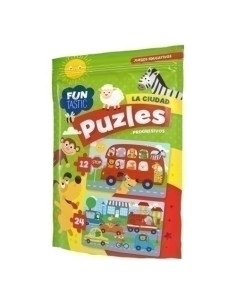 JUEGO IMAGILAND BOLSA PUZLE PROGRESIVO 1224 LA CIUDAD