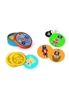 JUEGO IMAGILAND CARTAS REDONDAS FUNTASTIC PIRATAS