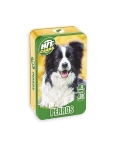 JUEGO IMAGILAND HIT CARDS CAJA METALICA PERROS