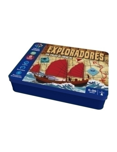 JUEGO IMAGILAND INTELIGENTES EXPLORADORES CAJA METALICA
