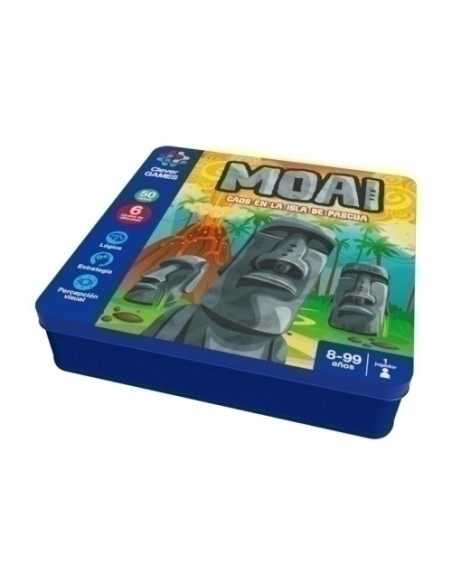 JUEGO IMAGILAND INTELIGENTES MOAI CAJA METALICA