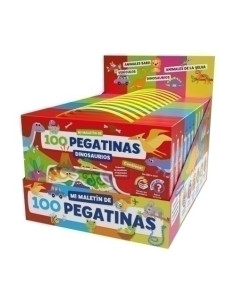 JUEGO IMAGILAND MALETINES 100 PEGATINAS EXPOSITOR DE 12