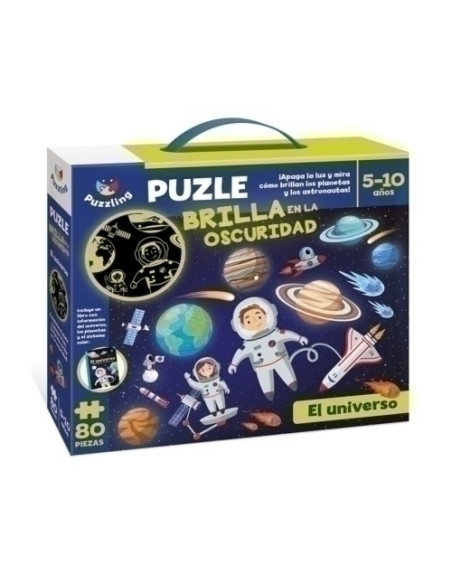 JUEGO IMAGILAND PUZLE  BRILLA EN LA OSCURIDAD  UNIVERSO