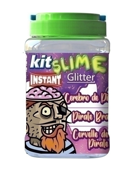 JUEGO INSTANT SLIME KIT COMPLETO CEREBRO DE PIRATA