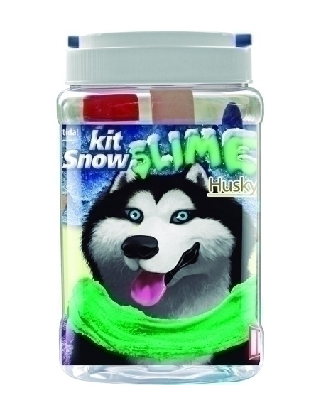 JUEGO INSTANT SLIME KIT SNOW SNOW HUSKY