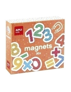 JUEGO MAGNETICO APLI NUMEROS Y SIMBOLOS CAJA DE 30 UNIDADES