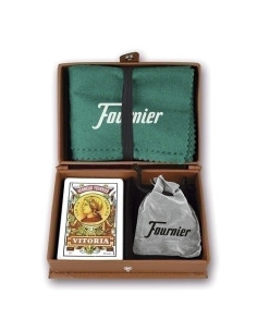 JUEGO MUS CON TAPETE CAJA POLIPIEL