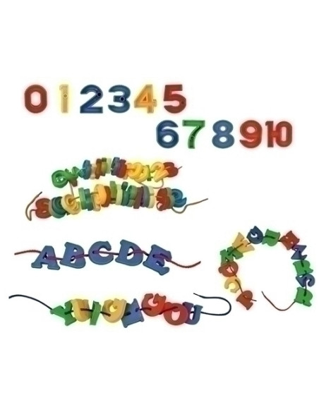 JUEGO SMART LETRAS ENSARTABLES de PLASTICO BOLSA de 156