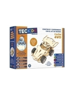 JUEGO TECKIDS IMAGILAND KIT MADERA COCHE 4WD TRACCION A LAS 4 RUEDAS