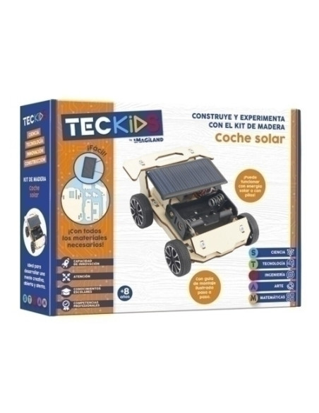 JUEGO TECKIDS IMAGILAND KIT MADERA COCHE SOLAR
